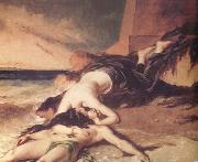 William Etty Hero and Leander (nn03) oil painting reproduction